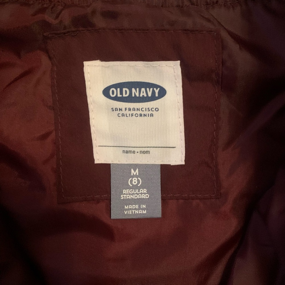 Old Navy Quilted Puffer Vest Boys M (8) - Picture 3 of 3